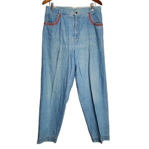 Stonebridge Jeans Womens Size 14 Vintage 90s Mom Jeans High Rise Straight Leg